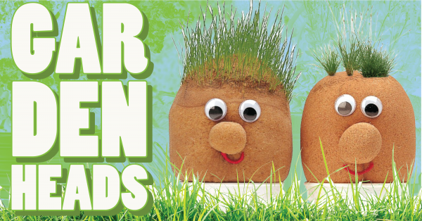 Image for event: Crazy Garden Heads (Group A) | Ages 7-11