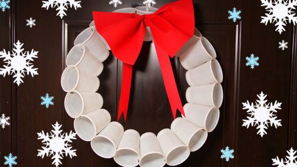 Image for event: Found Object Christmas Wreath Contest